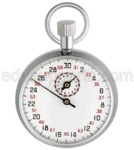 Mechanical Stopwatch Timer 0.1 Second Minimum Scale 15 Minutes 30 Seconds per Circle No Pause