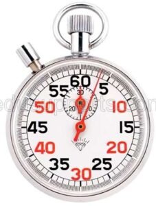 Mechanical Stopwatch Timer - 30 Minutes, 60 Seconds per Circle, 0.2 Second Minimum Scale