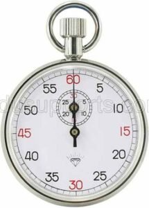 Mechanical Stopwatch Timer - 30 Minutes, 60 Seconds per Circle, No Pause, 0.2 Second Minimum Scale