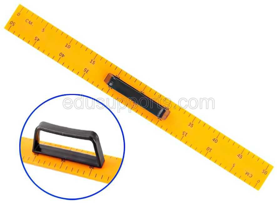 Plastic Rulers Metric Scale 50 cm With Ergonomic Handle