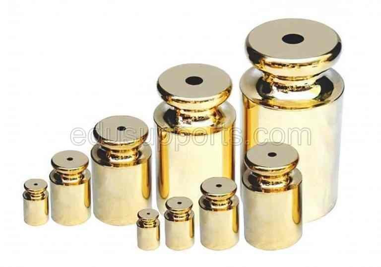 Precision Calibration Weight Set1g-100g, 210g, 9 calibration weights, Brass