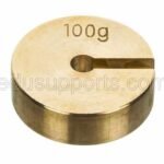 Slotted Weight 100 Gram Brass Used with Slotted Weight Hanger