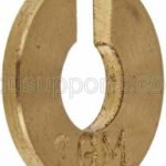 Slotted Weight 2 Gram Brass Used with Slotted Weight Hanger