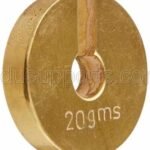 Slotted Weight 20 Gram Brass Used with Slotted Weight Hanger