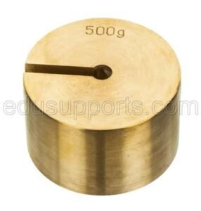 Slotted Weight 500 Gram Brass Used with Slotted Weight Hanger