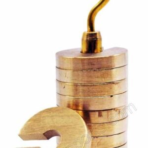 Slotted Weight Set Brass 10 pcs 100gram