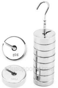 Slotted Weight Set Chrome Plated Iron 10 pcs 500grams is used in general science and physics experiments to measure force, mass, and acceleration.