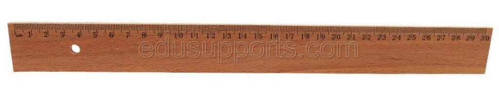 Wood Straight Rulers Metric scale 30 cm 300mm