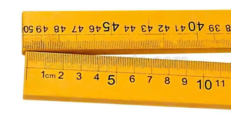 Wooded Straight Rulers Metric scale 50 cm 500mm