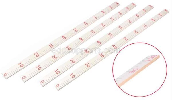 Wooden Rulers Metric Dual scale 100 cm