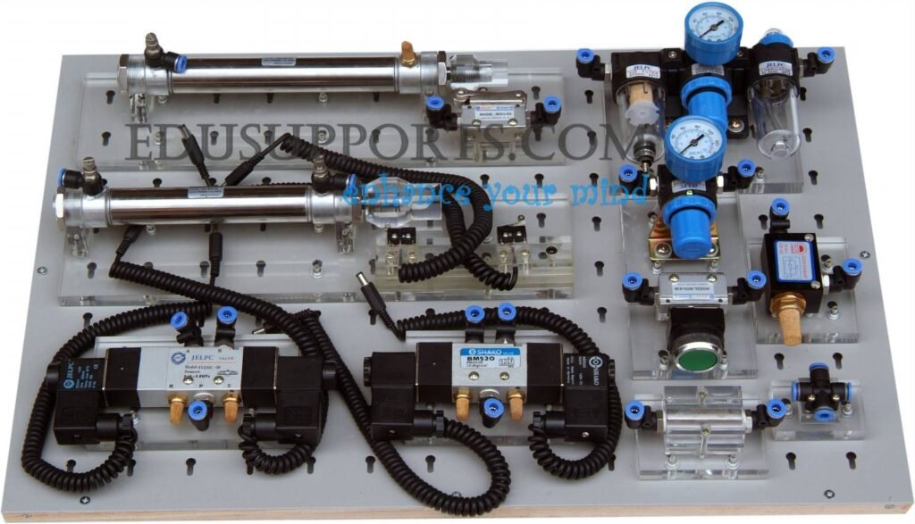 Pneumatic Training Modules in Innovative Intuitive Hydraulic and Pneumatic Training System