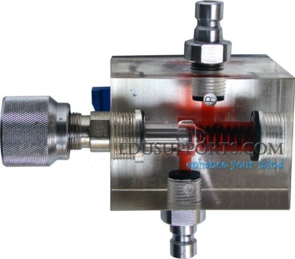 Transparent Throttle Valve in Transparent Hydraulic Comprehensive Trainer