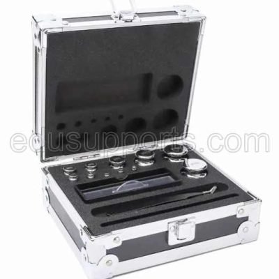 Precision Calibration Weight Set, 1g-200g, M1, 11 Calibration Weights in Aluminum Case.