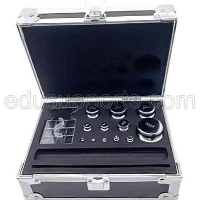 Precision Calibration Weight Set, 1g-500g, M1, 12 Calibration Weights in Aluminum Case